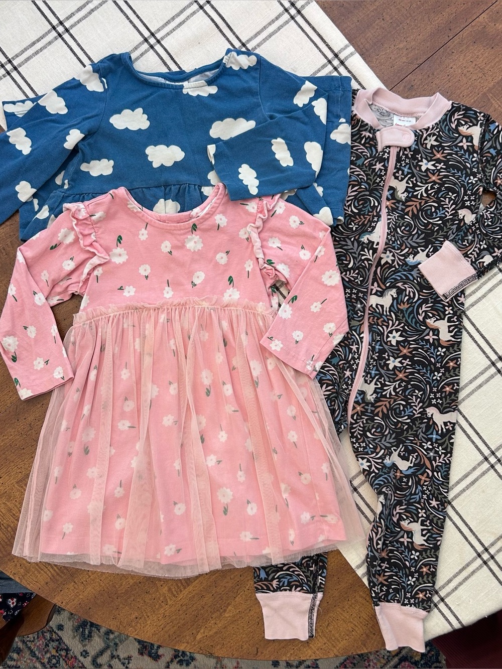 Hanna Andersson Play Bundle 2-3 Girls Two Dresses and Zippy PJs